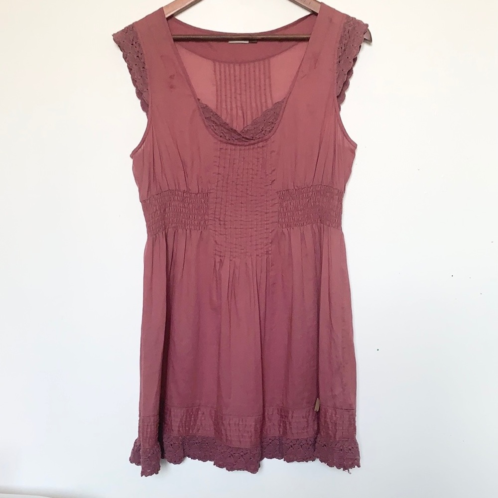 ARITZIA WILFRED Baby Doll Smocked Dress